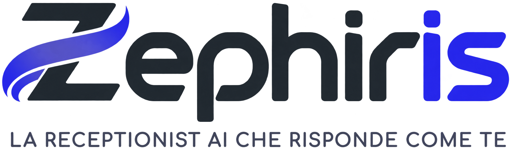 Zephiris — La receptionist AI che risponde come te.